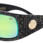Matte Black w/ Green Mirror polarized lens