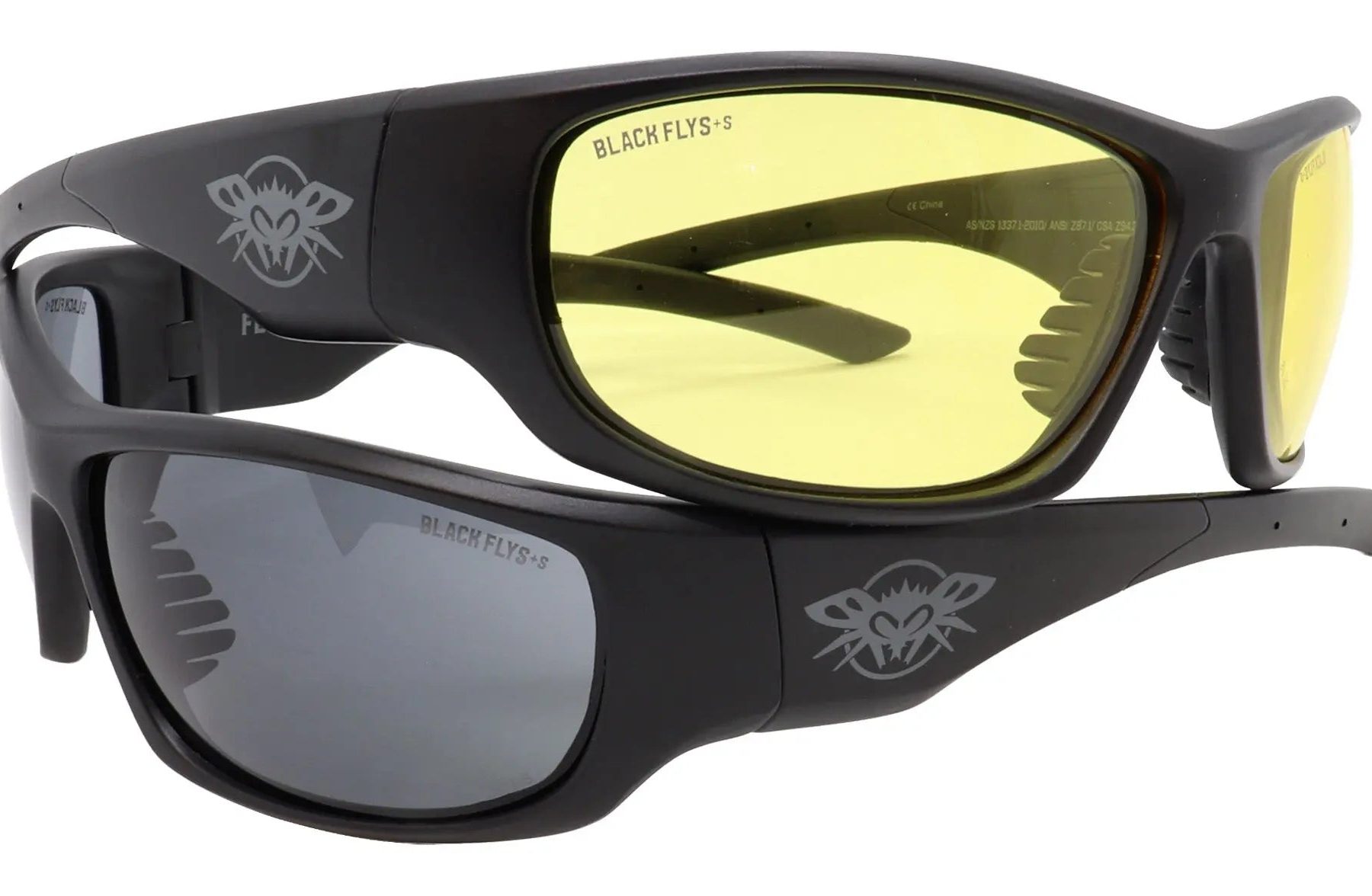 Fly Defense / Z87+ Safety glass - BlackFlys