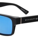 Shiny Black w/ Light Blue Polarized Lens
