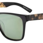 Shiny Black-Tortoise w/ Green Polarized Lens