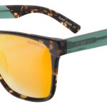 Tortoise-Crystal Green w/ Orange Mirror Polarized Lens