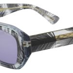 Crystal Clear Feather w/ Purple Lens