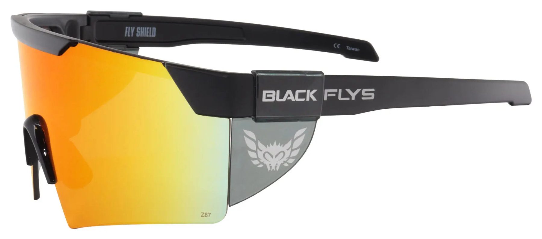 Fly Shield Z87+ safety glass - BlackFlys