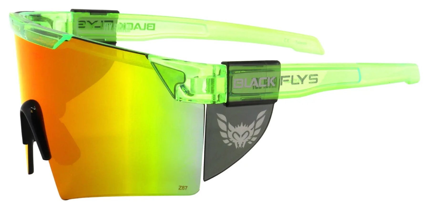 Fly Shield Z87+ safety glass - BlackFlys