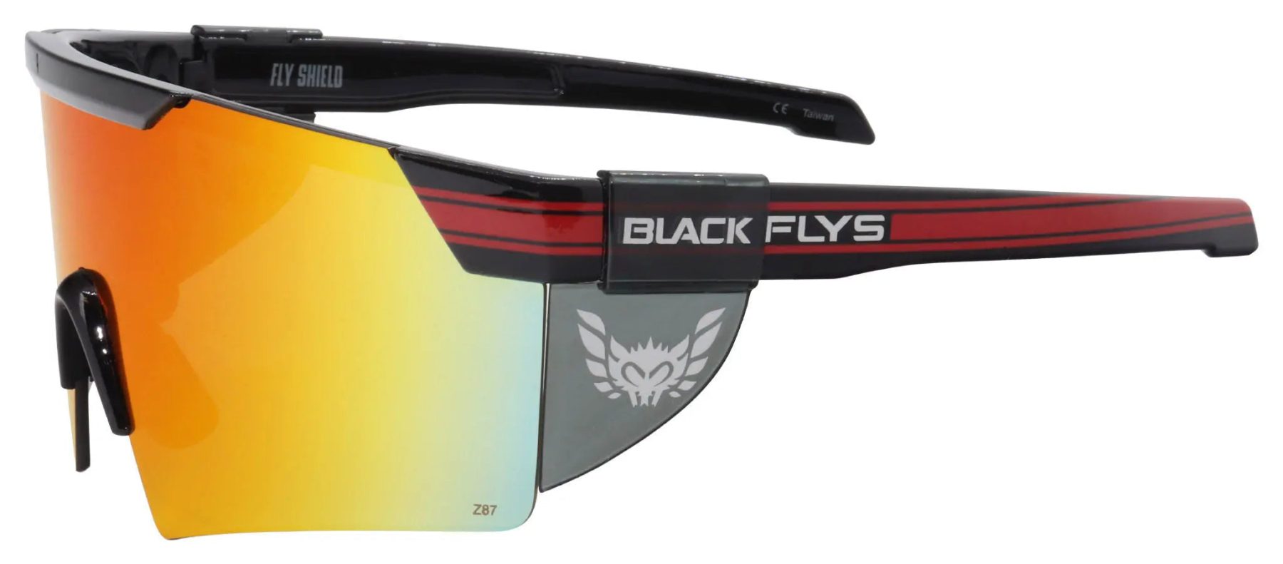 Fly Shield Z87+ safety glass - BlackFlys