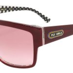 Shiny Burgundy w/ Red Gradient Lens