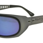 Gunmetal-Matte Black w/ Blue Mirror Lens
