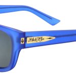 Matte Crystal Blue w/ Smoke Polarized Lens
