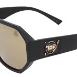 Matte Black w/ Gold Mirror Lens