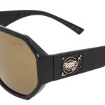 Shiny Black w/ Gold Mirror Lens