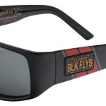 Shiny Black Red Stripe w/ Smoke Polarized Lens