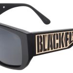 Shiny Black/ Gold Logo w/ Smoke Polarized Lens