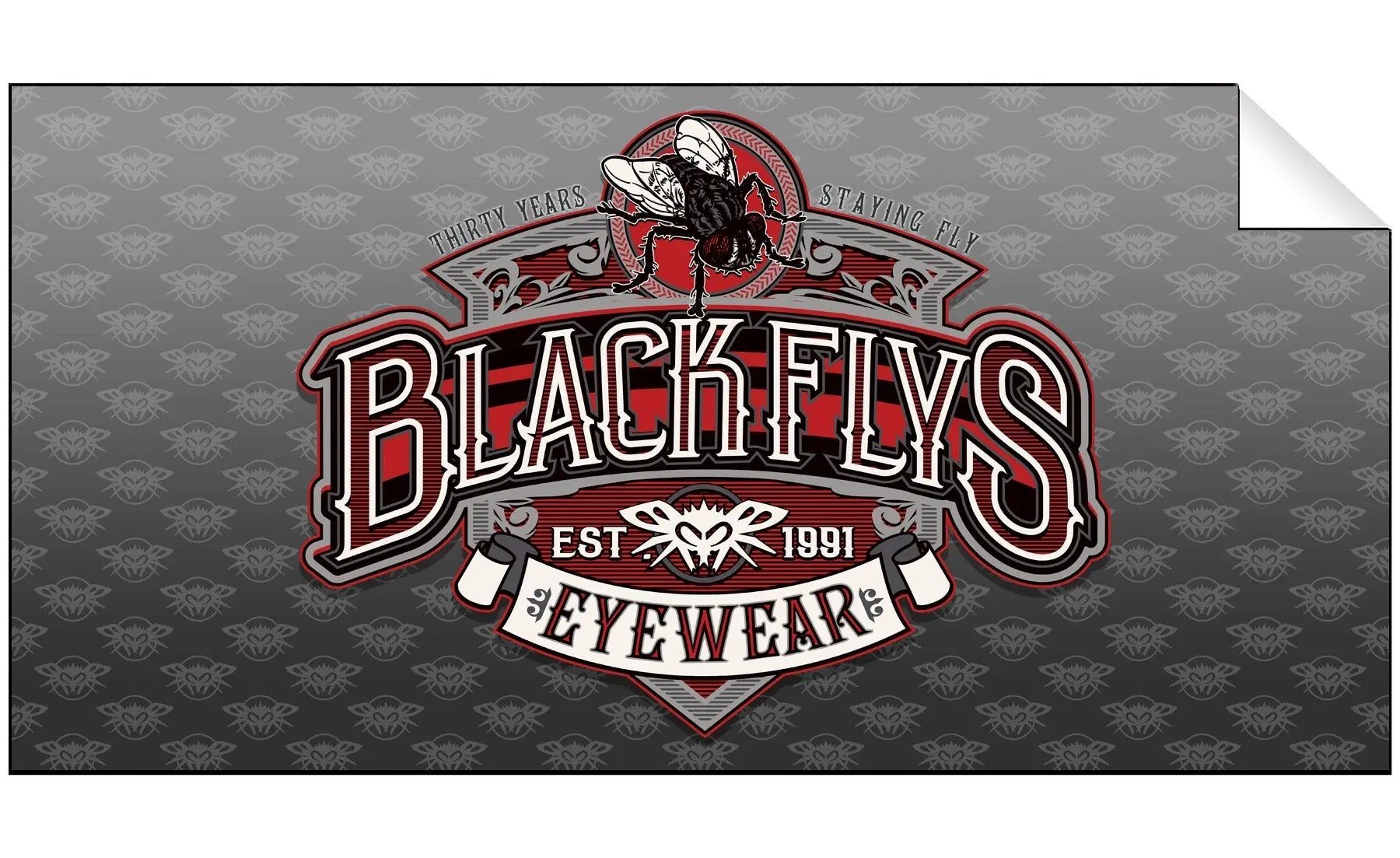 Stay Fly Beach Towel - BlackFlys